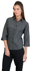 Ladies Premier Stretch Poplin Business Shirts - 3/4 Sleeve