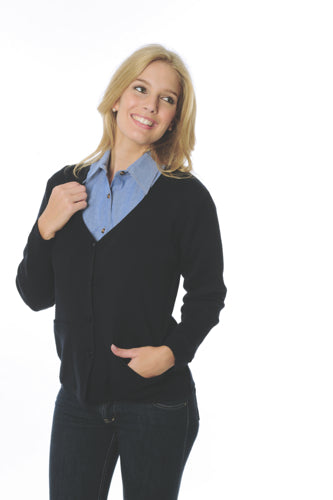 Ladies Cardigan - Wool Blend