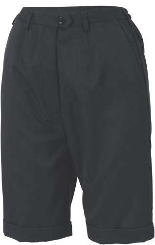 Ladies P/V Flat Front Shorts