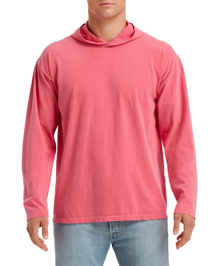 Adult Heavyweight Long Sleeve Hooded T-Shirt
