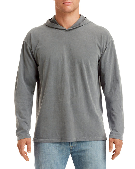 Adult Heavyweight Long Sleeve Hooded T-Shirt