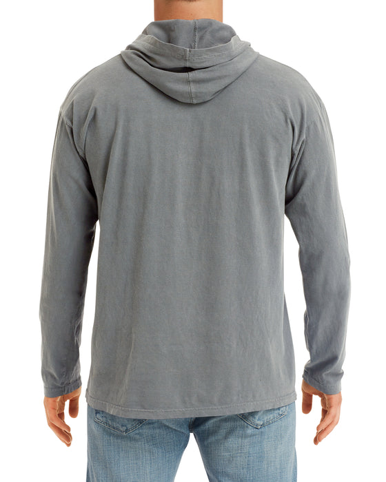 Adult Heavyweight Long Sleeve Hooded T-Shirt