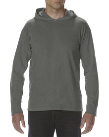  Adult Heavyweight Long Sleeve Hooded T-Shirt