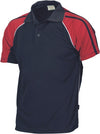 Cool-Breathe Twin Stripe Contrast Raglan Polo