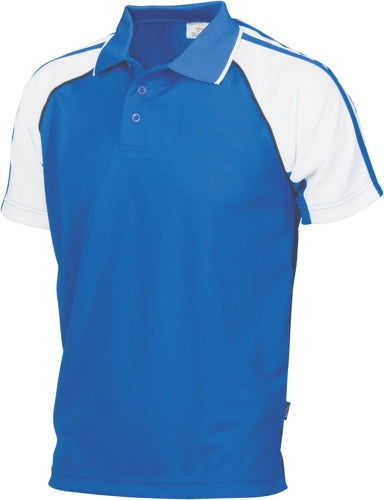 Cool-Breathe Twin Stripe Contrast Raglan Polo