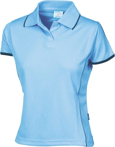 Ladies Cool-Breathe Piping Polo
