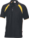 Mens-Poly/Cotton-Contrast-Raglan-Panel-Polo