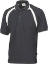 Mens-Poly/Cotton-Contrast-Raglan-Panel-Polo