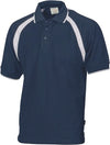 Mens-Poly/Cotton-Contrast-Raglan-Panel-Polo
