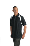 Mens-Poly/Cotton-Contrast-Raglan-Panel-Polo