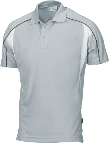 Air Flow Contrast Mesh ‘N’ Piping Polo   Short sleeve