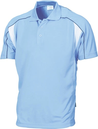 Air Flow Contrast Mesh ‘N’ Piping Polo   Short sleeve