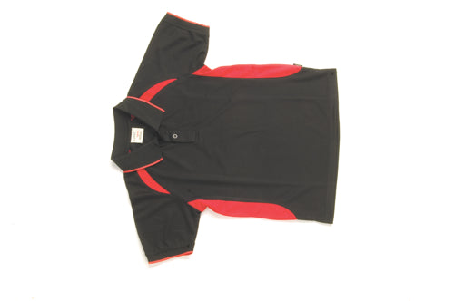 Adults Air Flow Contrast Raglan Mesh Polo