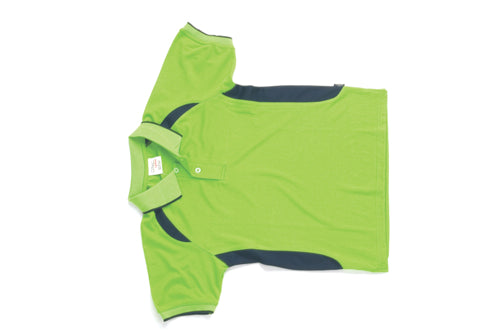 Adults Air Flow Contrast Raglan Mesh Polo