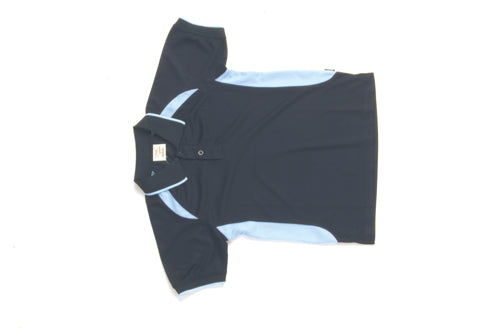 Adults Air Flow Contrast Raglan Mesh Polo