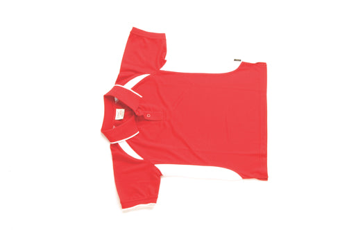 Adults Air Flow Contrast Raglan Mesh Polo