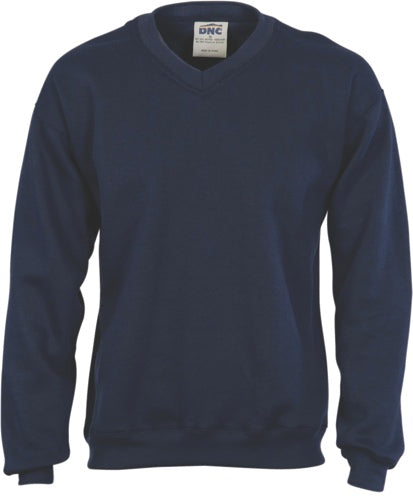 V Neck Fleecy Sweatshirt (Sloppy Joe)