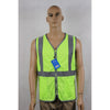 60535# HI VIS VEST WITH ZIPPER & POCKETS