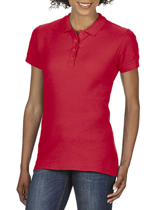 Softstyle Ladies' Double Pique Polo