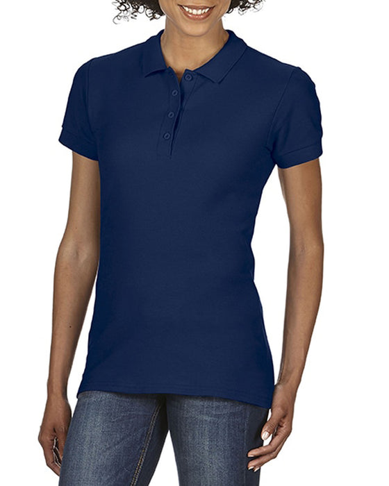 Softstyle Ladies' Double Pique Polo