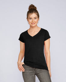  Softstyle Ladies' V-Neck T-Shirt