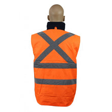  6543# X TAPE HI VIS REVERSIBLE VEST