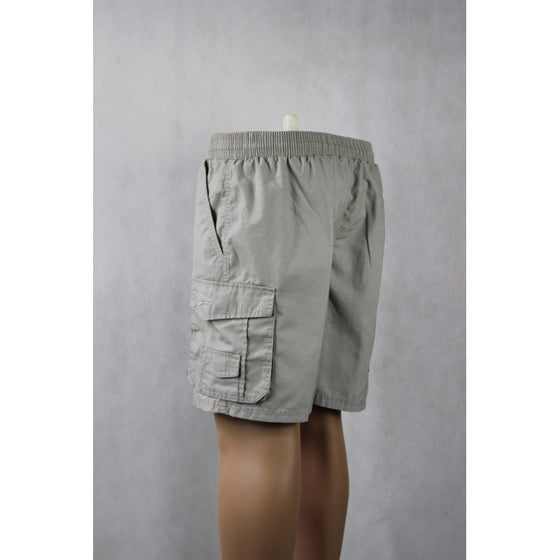 6933# ELASTIC WAIST CARGO SHORTS