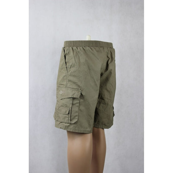 6933# ELASTIC WAIST CARGO SHORTS