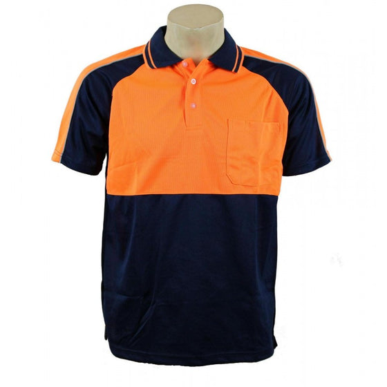 8060# HI VIS S/S POLO SHIRT