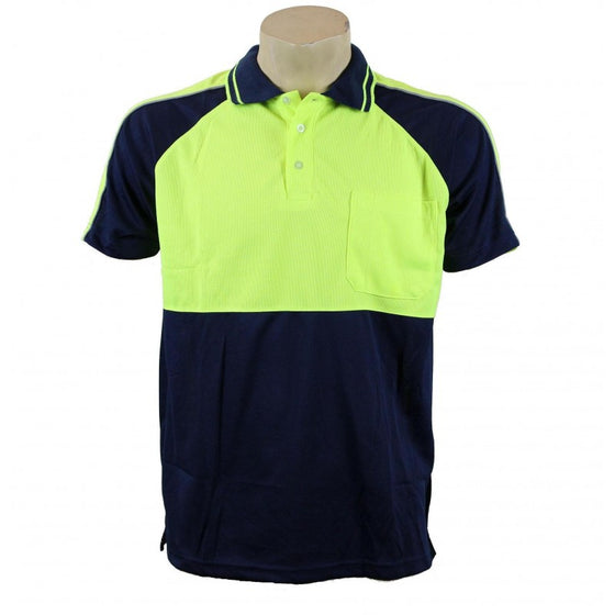 8060# HI VIS S/S POLO SHIRT
