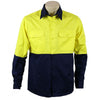 90116# HI VIS L/S DRILL SHIRT