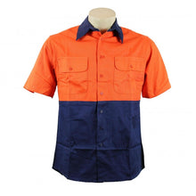  90117# HI VIS S/S DRILL SHIRT