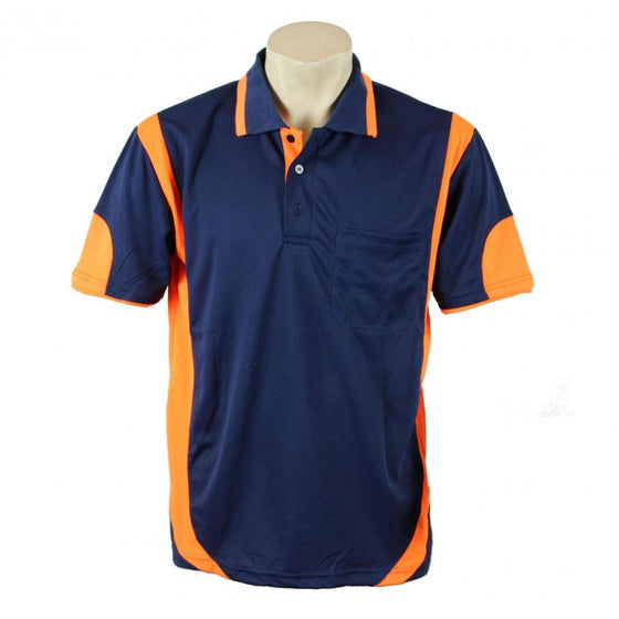 9060# HI VIS & WORK S/S POLO SHIRT