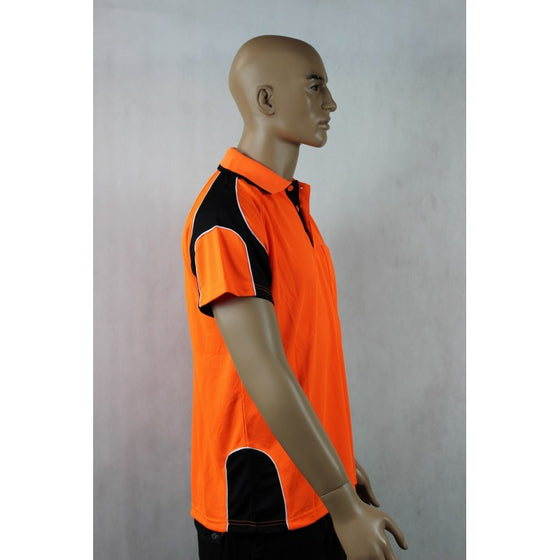 9068# HI VIS & WORK S/S POLO SHIRT