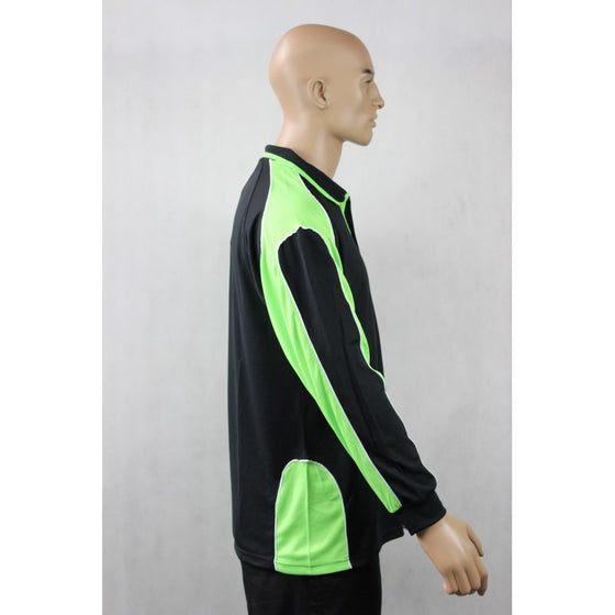 9072# HI VIS & WORK L/S POLO SHIRT
