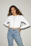 Women's Flex Fleece Cropped Zip Hoodie