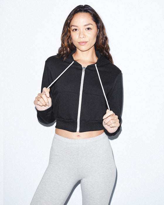 Women's Flex Fleece Cropped Zip Hoodie