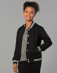  FL11K Kid's Fleece Varsity Jacket