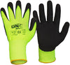 HiVis Cut5 - Nitrile Sandy Finish