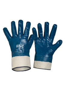  Blue Nitrile Full Dip with Canvas Cuff