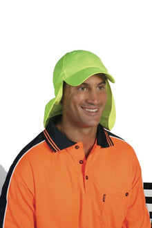  HiVis Cap with Flap