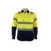 J0078# TAPED HI VIS L/S DRILL SHIRT