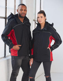  JK18 3 in 1 Jacket, silver relective piping