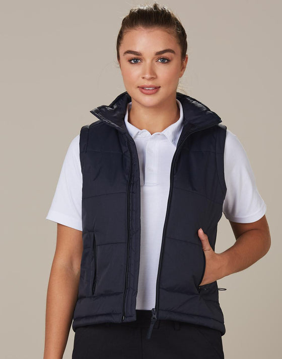 JK30 Ladies' Nylon Rip stop Padded Vest