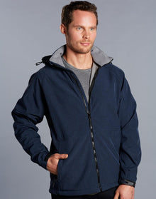  JK33 Men's Softshell Full Zip Hoodie