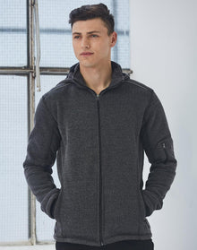  JK41 Men's Heather Bonded Fleece Jacket