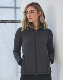  JK42 Ladies' Heather Bonded Fleece Jacket