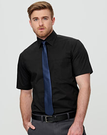  M7020S Men's Cotton/Poly Stretch S/S Shirt