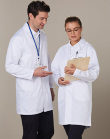  M7632 Unisex Long Sleeve Lab Coat