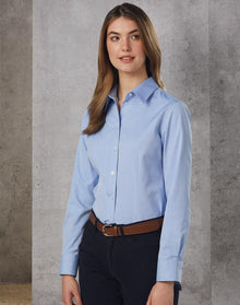  M8040L Women's CVC Oxford L/S Shirt